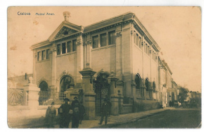 3131 - CRAIOVA, Dolj, Muzeul AMAN - old postcard - used foto