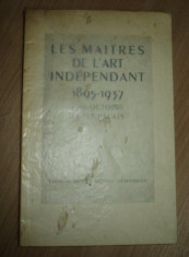 LES MAITRES DE L`ART INDEPENDANT 1895-1937, JUIN OCTOBRE, PETIT PALAIS, TELEFON NAE IONESCU PE SPATELE LUCRARII foto