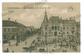 3075 - ORADEA, Market - old postcard - used - 1907, Circulata, Printata