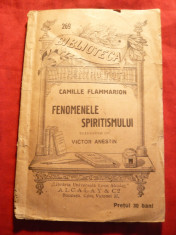 Camille Flammarion - Fenomenele Spiritismului -trad. V.Anestin 1901 BPT nr.269 foto
