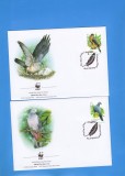 FDC WWF SET COMPLECT CHRISTMAS ISLAND PASARI 2002