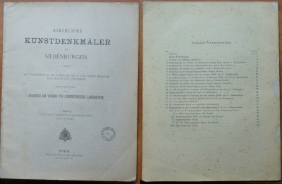 Monumente religioase din Transilvania , Viena , 1887 foto