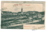 3074 - ORADEA, Market - old postcard - unused, Necirculata, Printata