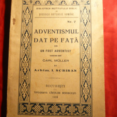 Carl Muller - trad. Arhimandrit I.Scriban -Adventismul dat pe fata...1925