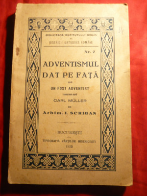 Carl Muller - trad. Arhimandrit I.Scriban -Adventismul dat pe fata...1925 foto