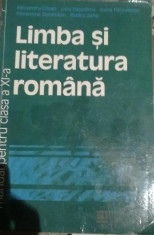 Alexandru Crisan - Limba si literatura romana, Manual pentru clasa a XI-a foto