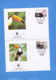FDC WWF SET COMPLECT GUYANA PASARI 2003