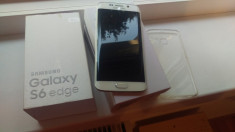 Samsung Galaxy S6 Edge,alb,ca nou,la cutie,necodat foto