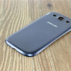 Capac spate Samsung Galaxy S3 i9300 original albastru foto