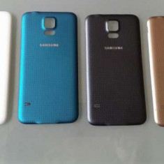 Capac spate Samsung Galaxy S5 G900F original alb negru albastru gold