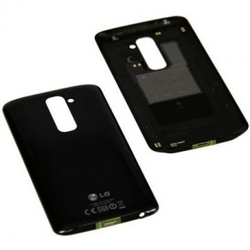 Pachet Capac spate LG G2 original alb negru + folie sticla foto