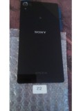 Pachet Capac spate SONY XPERIA Z2 original alb negru + folie sticla