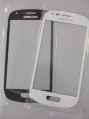 Ecran Geam Sticla Samsung Galaxy S3 i9300 Alb White+ banda adeziva foto