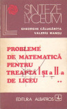 GHEORGHE CALUGARITA - PROBLEME DE MATEM. PENTRU TR. I SI A II-A DE LICEU (VOL 2)