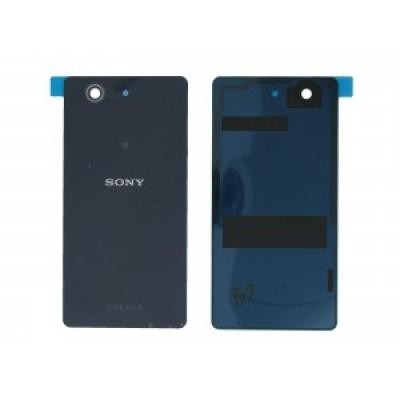 Pachet Capac spate SONY XPERIA Z3 Compact alb negru + folie sticla fata-spate foto