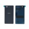 Pachet Capac spate SONY XPERIA Z3 Compact alb negru + folie sticla fata-spate