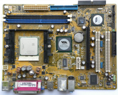 PLACA DE BAZA socket 754 ASUS, SATA2, + 2GB DDR, Pci-E, + Procesor cadou 2600+ foto