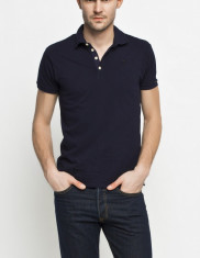 Tricou Polo Barbati Scotch &amp;amp; Soda Bleumarin 4951-POM018 foto