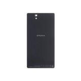 Pachet Capac spate SONY XPERIA Z3 original alb negru + folie sticla fata-spate