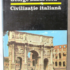 "CIVILIZATIE ITALIANA", George Lazarescu, 1987