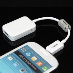 Cablu MHL Micro USB la HDMI Cablu Samsung Galaxy Note3 III N9000 N9005 telefon foto