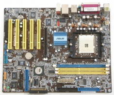 placa de baza + K8V SOCKET 754 + 1GB RAM + SEMPRON 2800+ VIDEO AGP foto