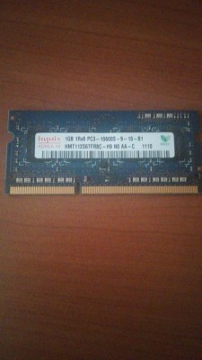 Memorie RAM 1GB PC3-10600 DDR3-1333MHz poza reala foto