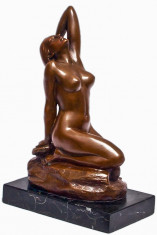 NUD.__.Statueta bronz foto