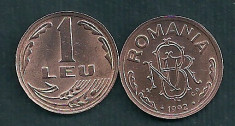 ROMANIA 1 LEU 1992 UNC [1] livrare in cartonas , necirculata foto