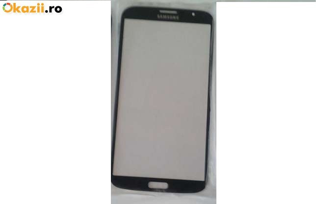 Pachet Geam + baterie + folie Samsung Mega 6.3 I9200 alb/negru touchscreen ecran