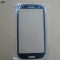 Pachet Geam + folie sticla Samsung Galaxy S3 i9300 albastru touchscreen ecran