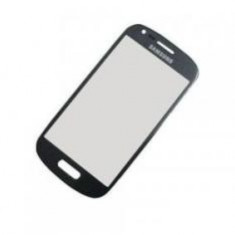Pachet Geam + folie sticla Samsung S3 mini i8190 rosu/albastru touchscreen ecran
