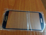 Pachet Geam + capac spate Samsung Galaxy S4 alb / negru/ bleu touchscreen ecran