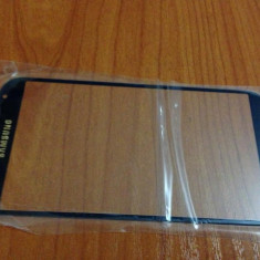Pachet Geam + capac spate Samsung Galaxy S4 alb / negru/ bleu touchscreen ecran