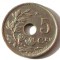 G5 BELGIA 5 CENTIMES 1931 BELGIE 2.5 g, Cu-Ni, 19 mm, F RARA prima cota 10 $ **
