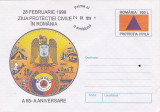 Bnk fil Intreg postal stampila prima zi Ziua Protectiei Civile 1998