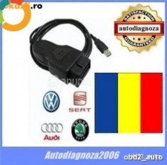 Interfata diagnoza auto tester VAG.COM 14.10 VCDS ~ Audi Seat Skoda VW - lb. RO foto
