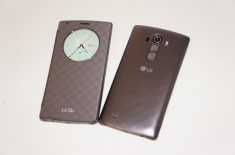 LG G4 H815 32GB + Husa Quick Circle (Metalic Gray), stare NOUA, Poze Reale foto