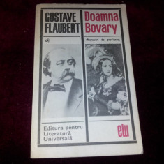 GUSTAVE FLAUBERT DOAMNA BOVARY/TD