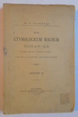 DIN ETYMOLOGICUM MAGNUM ROMANIAE , FUNDAT DE M. S. REGELE CAROL I de B. P. HASDEU , 1894 foto