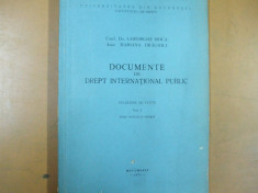 Documente de drept international public culegere de texte volumul I 1975 foto