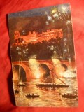 Ilustrata Heidelberg sarbatoare -1910-circ.la Poiana Tapului-Halta lui E.Filotti