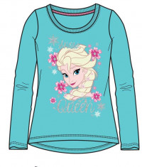 Tricou maneca lunga 4-10 ani - Frozen - art. 123636 turcoaz foto