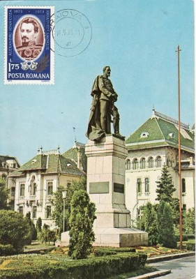 2534 - Romania 1973 carte maxima foto