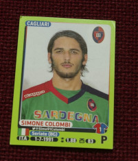 cartonas / Sticker fotbal - Simone Colombi / Cagliari - Calciatori 2014 - 2015 foto