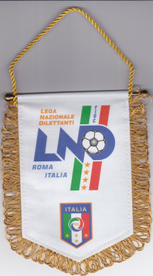Fanion Federatia de Fotbal din ITALIA (Liga Nationala de Amatori) foto