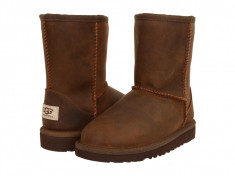 UGG Kids Classic Short Leather (copii) | 100% originali, import SUA, 10 zile lucratoare - z12809 foto