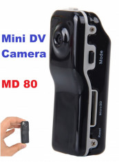 Mini camera SPORT auto bicicleta DV MD80 / MiniCamera spion + Card 8GB ! foto