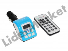 Modulator FM cu Bluetooth si telecomanda BF-805 foto