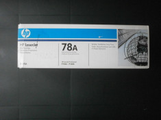 Cartus Toner Original HP CE278A (78A) Negru (aproape) GOL foto